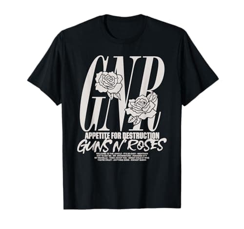 Official Guns N' Roses Appetite Tracks T-Shirt