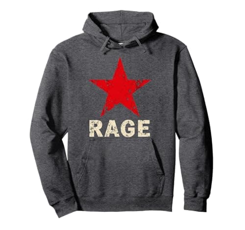 Rage Against The Music Vintage Machine Style Pullover Hoodie