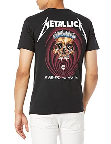 Metallica Men's Vintage Shortest Straw T-Shirt, Coal, X-Large