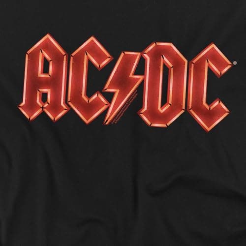 Popfunk ACDC Pwr Up Logo Unisex Adult T Shirt (X-Large, Power Up)