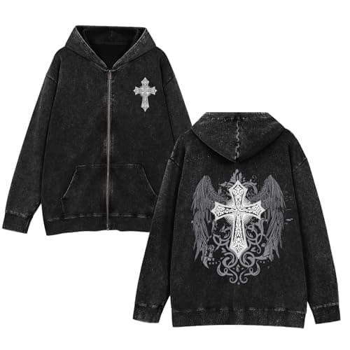 Lytiarul Gothic Cross Zip Up Hoodie Review 2025