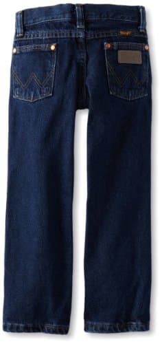 Wrangler Boys' 13MWZ Cowboy Cut Original Fit Jean, Dark Indigo, 1