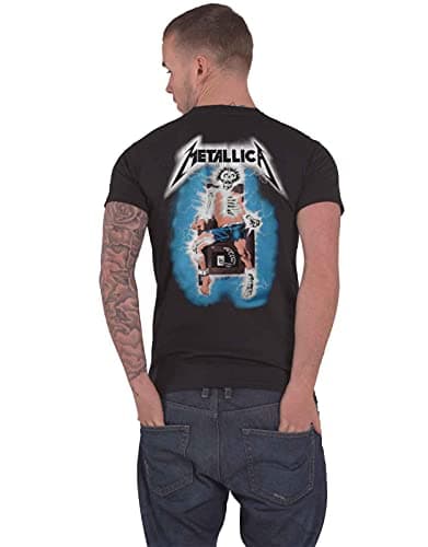 Metallica Unisex T-Shirt: Metal Up Your Ass (Back Print) - Medium