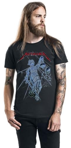 Metallica Blue Justice for All T Shirt Size XL