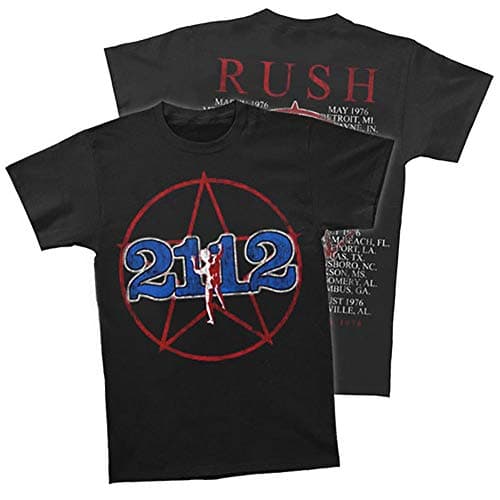 Camiseta Rush 2112 Tour 1976: Análisis Completo - JF Shirt
