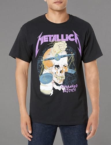 Metallica unisex adult Mt-50040188-sm T Shirt, Black, Small US