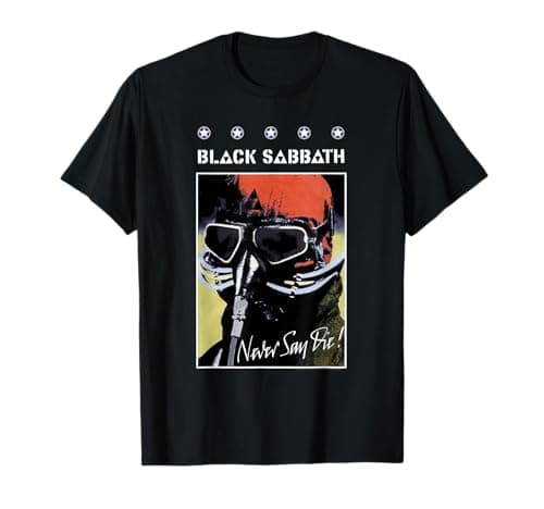 Black Sabbath Official Never Say Die Poster T-Shirt