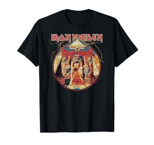 Iron Maiden Powerslave Lightning Circle T-Shirt Review