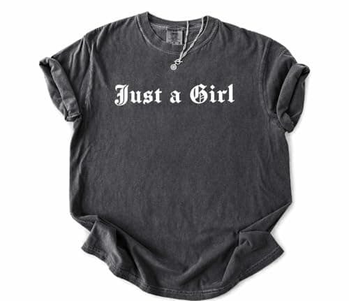 NO Doubt Band Tee | Vintage-Inspired Rock Shirt, Tragic Kingdom Design - Just a Girl Black