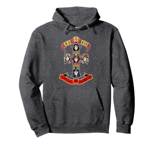Guns N' Roses Logo Cross Pullover Hoodie