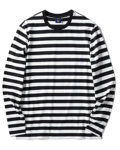 Zengjo Black and White Striped Shirt Men Review – Comfort Meets Casual Style