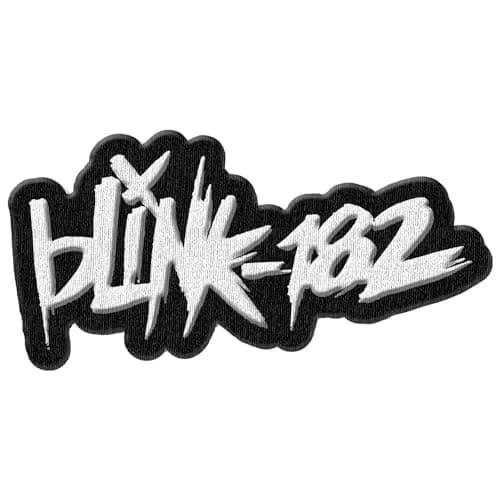 Men's Blink 182 Scratch Woven Patch Black
