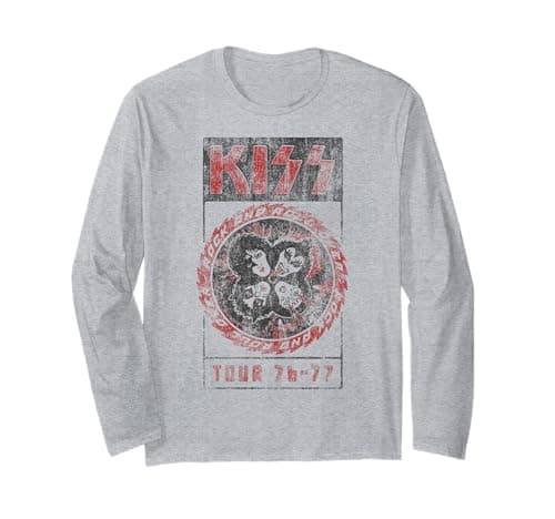 KISS - Rock and Roll Over Vintage Long Sleeve T-Shirt