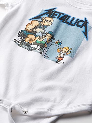 Metallica unisex baby Mt-50040438-12-18 and Toddler T Shirt Set, White, 18 Months US