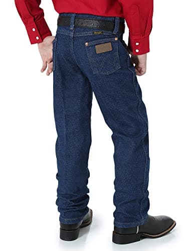 Wrangler Boys' 13MWZ Cowboy Cut Original Fit Jean, Prewashed Indigo, 6