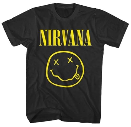 Camiseta Nirvana Smile Face Logo en Negro: Mi Prueba Real