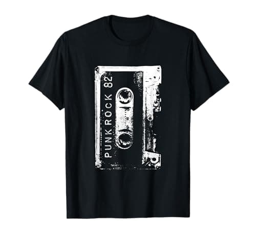 Punk Rock 80's Concert Mixtape Vintage T-Shirt - Análisis Completo