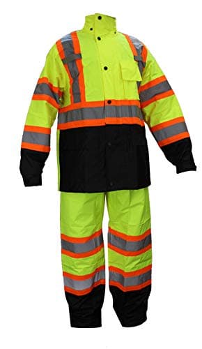 Combinaison de pluie haute visibilité Class 3 – Test et avis 2025