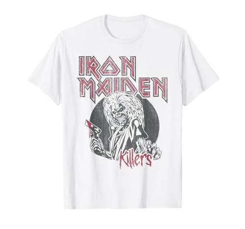 Iron Maiden Vintage Beast Circle White T-Shirt Review