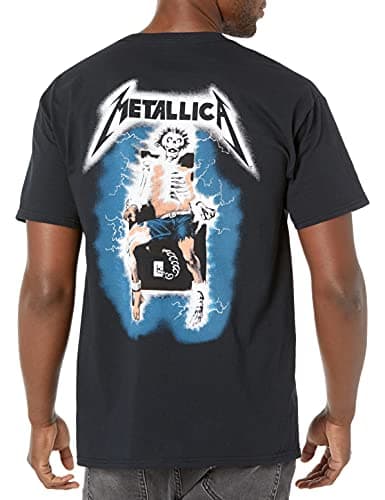 Metallica unisex adult Mt-50040121-md T Shirt, Black, Medium US