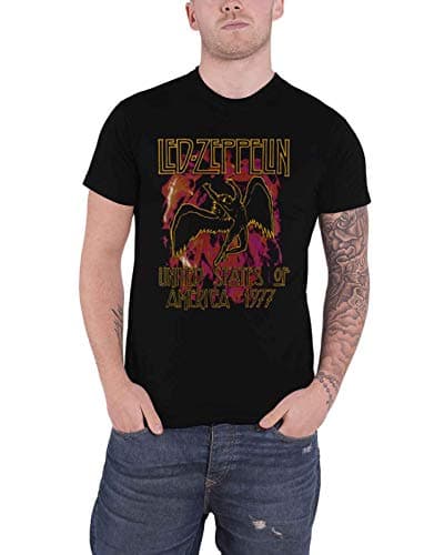 Koszulka Led Zeppelin Black Flames – Recenzja Official Merch