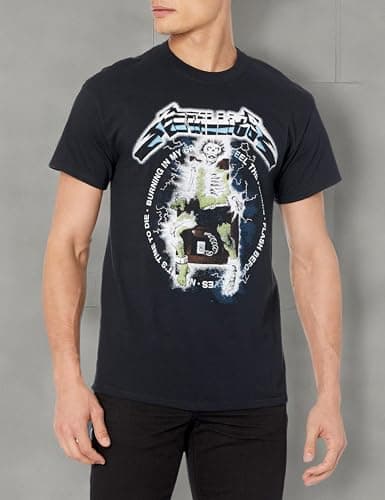 Metallica mens Metallica Vintage Electric Chair T-shirt T Shirt, Heather, 3X-Large US