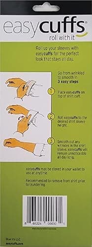 easycuffs - an accessory to help roll up your shirt sleeves