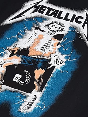 Metallica unisex adult Mt-50040121-md T Shirt, Black, Medium US