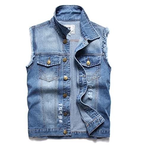 Ginsiom Men's Denim Vest Review: Slim Fit Vintage Style Tested