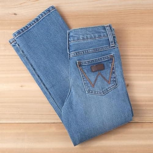 Wrangler Boys' Retro Slim Fit Straight Leg Jean, Roughhouse, 6 Slim