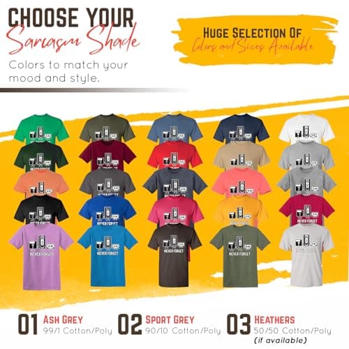 Never Forget Graphic Novelty Sarcastic Funny T Shirt L Charcoal