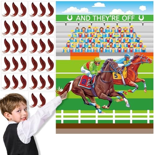 QOUBAI Derby Horse Games Review – 32-Piece Party Kit Put to the Test