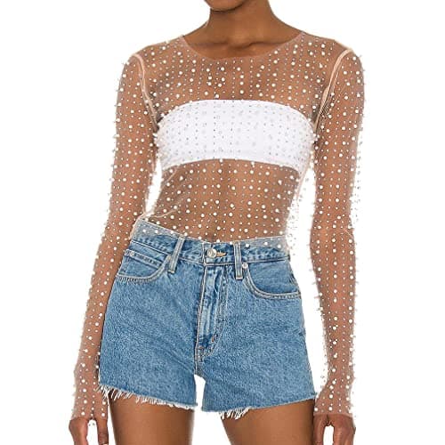 Naileksi Crop Top Mesh con Pedrería: Análisis Completo