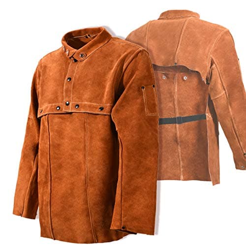 LeaSeek Leather Welding Jacket Review — Heavy Duty Heat Resistant