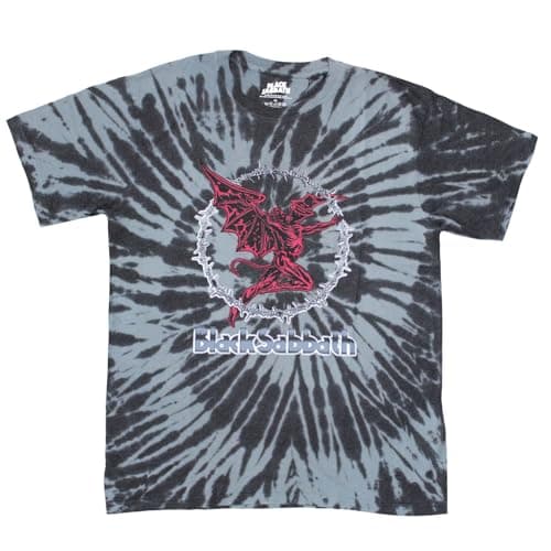 T-Shirt Black Sabbath Tie Dye Rouge Henry Logo – Notre Test