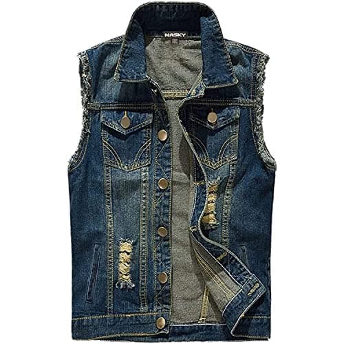 NASKY Ripped Denim Vest Review – Solid 80s Layering Piece or Pass?