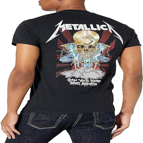 Metallica Men's Doris T-Shirt, Black, X-Large