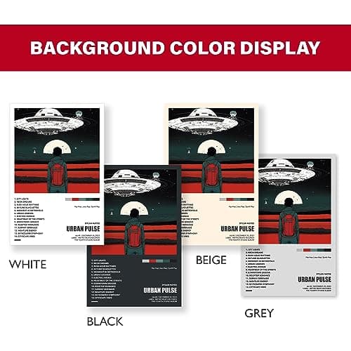 Aozomo Custom Album Cover Poster - Personalized Wall Art Print for Home Decor, Unique Gift Idea for Family & Friends, Customizable Music Album Artwork