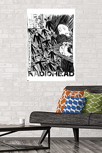 Trends International Radiohead - Scribble Wall Poster, 22.375" x 34", Unframed Version