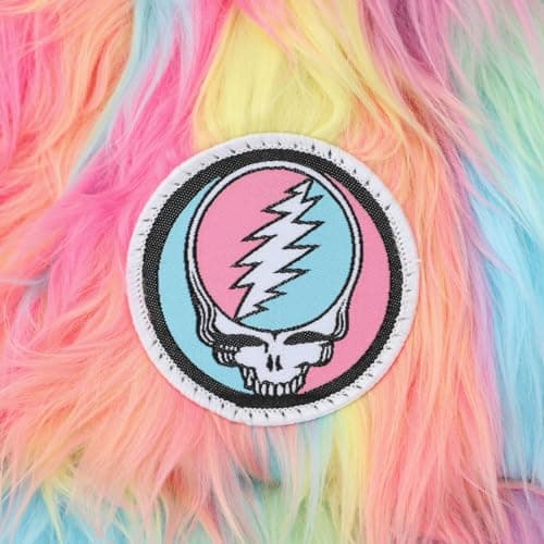Bioworld Grateful Dead Logo Multicolored Bucket Hat with 3D Bear Ears
