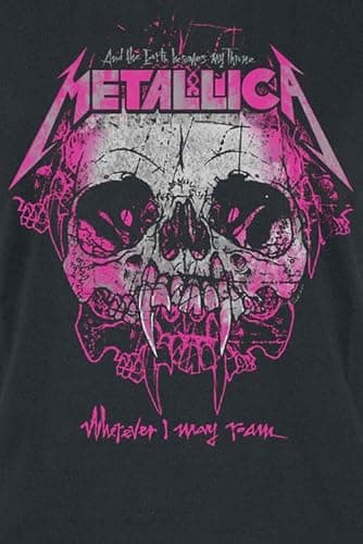 Metallica 'Wherever I May Roam' (Black) Womens Fitted T-Shirt (large)