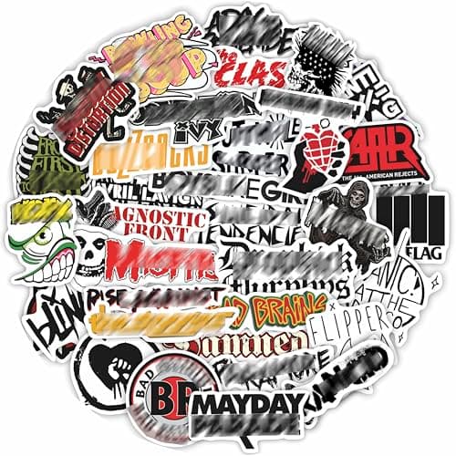 BulbaCraft Punk Rock Stickers Review: Tested on Laptops & Water Bottles
