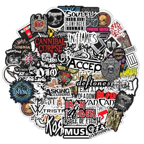 BulbaCraft Rock Band Stickers Review – Heavy Metal Laptop Decals That Actually Last