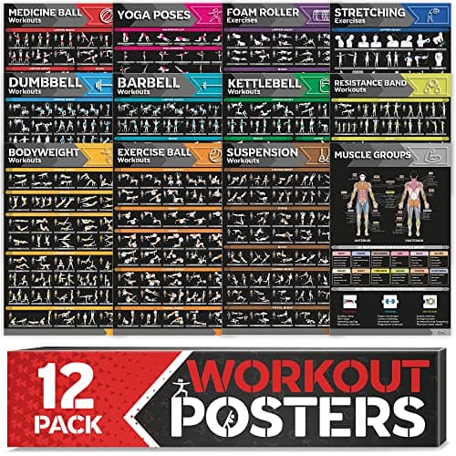 Carteles de Ejercicios para Casa: Análisis del Pack de 12 Grand Basics